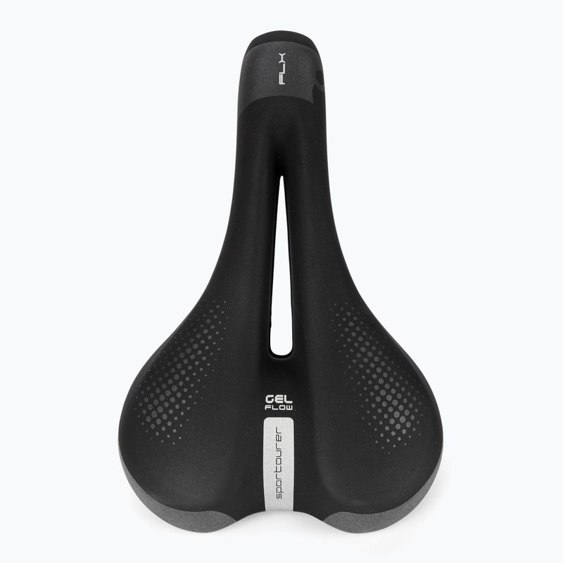 Siodełko rowerowe damskie Sportourer FLX Lady Gel Flow black 3