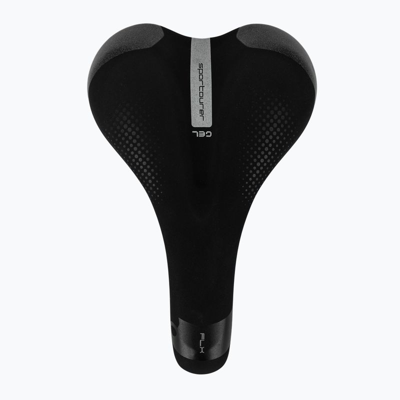 Siodełko rowerowe damskie Sportourer FLX Lady Gel black 3