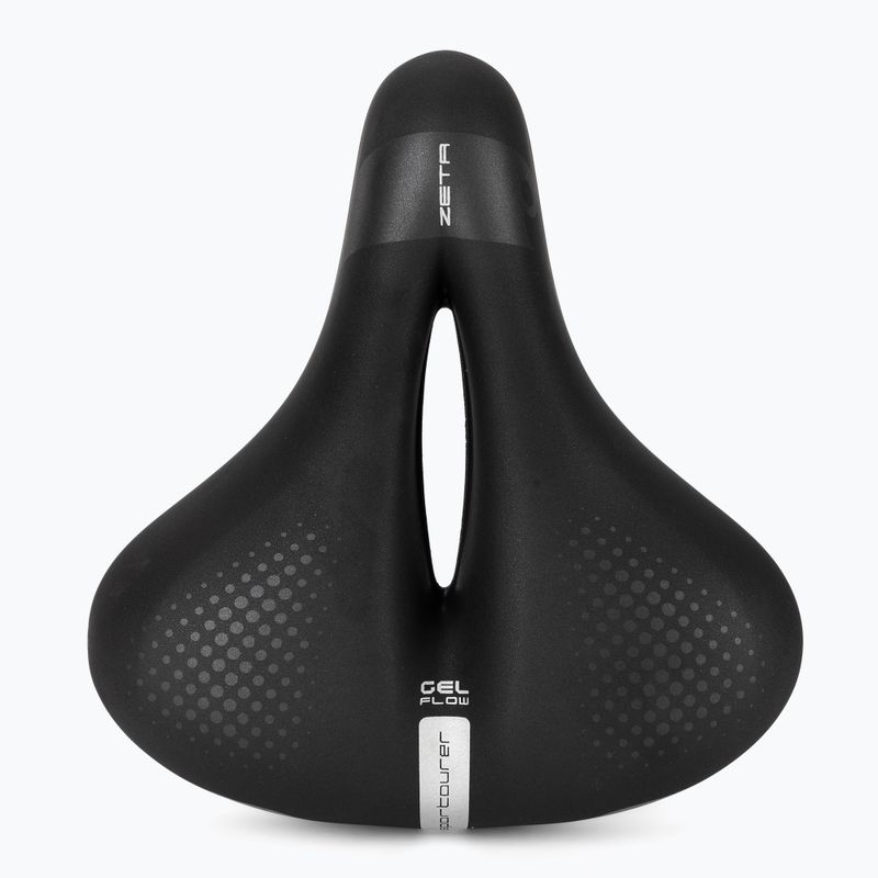 Siodełko rowerowe Sportourer Zeta Comfort Gel Flow black 3