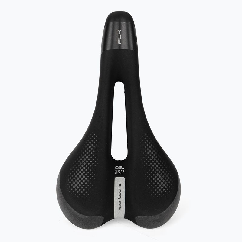 Siodełko rowerowe Sportourer FLX Unisex Gel Superflow black 3