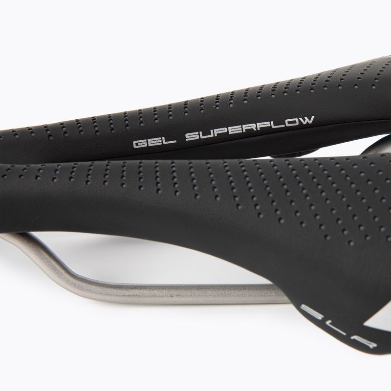 Siodełko rowerowe Selle Italia Max SLR Gel Superflow TI 316 Tube 7, Fibra-Tek black 5
