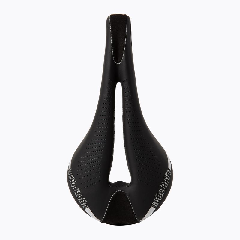 Siodełko rowerowe Selle Italia Max Flite Gel Superflow, TI 316 Rail, Fibra-Tek, Light Gel black 3