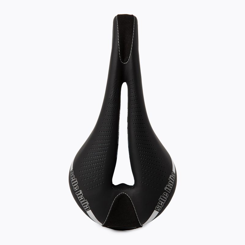 Siodełko rowerowe Selle Italia Max Flite Gel Superflow, TI 316 Rail, Fibra-Tek, Light Gel black 5