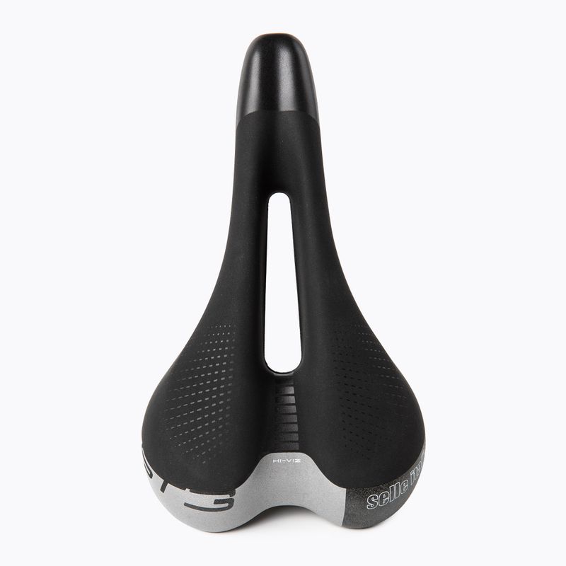 Siodełko rowerowe męskie Selle Italia Sportouring ST 3 Superflow, Fec Alloy Rail Soft-Tek Light Gel 4