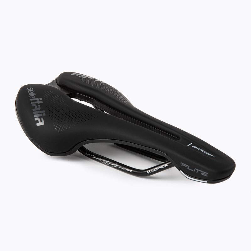 Siodełko rowerowe Selle Italia Flite Boost TM Superflow, Manganese Rail, Soft-Tek black