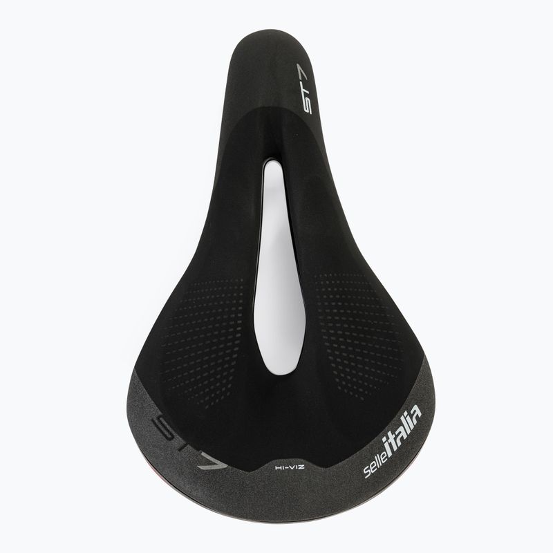 Siodełko rowerowe Selle Italia Sportouring ST 7 Superflow, Fec Alloy Rail, Soft-Tek, Light Gel black 3