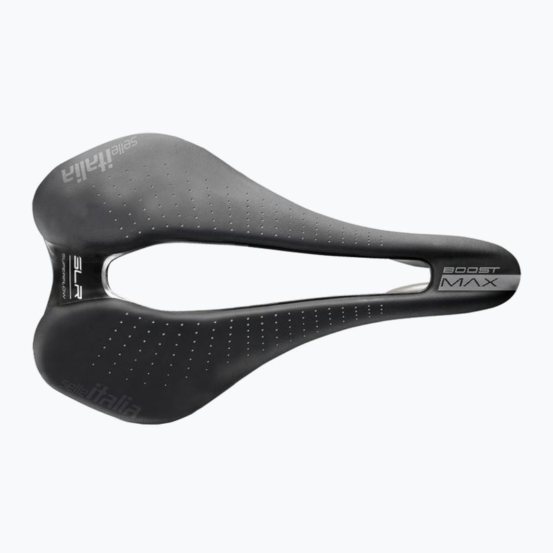 Siodełko rowerowe Selle Italia Max SLR Boost Gel Superflow, TI 316 Rail, Fibra-Trek, Light Gel black 7