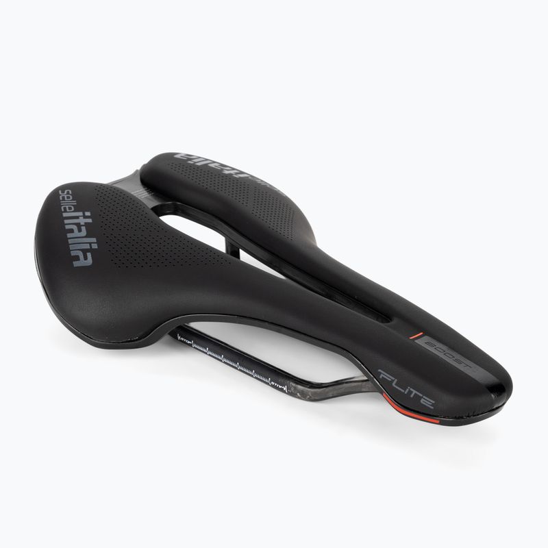 Siodełko rowerowe Selle Italia Flite Boost Kit Carbonio Superflow, Carbon Rail+10mm, Fibra-Tek