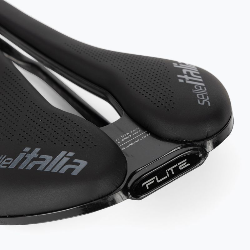 Siodełko rowerowe Selle Italia Flite Boost Kit Carbonio Superflow, Carbon Rail+10mm, Fibra-Tek 5