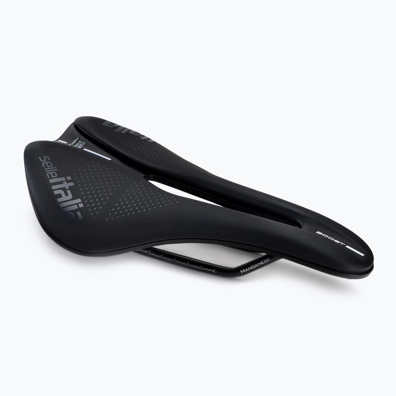 Siodełko rowerowe Selle Italia Novus Boost Evo TM, Superflow, Manganese Rail, Soft-Tek black