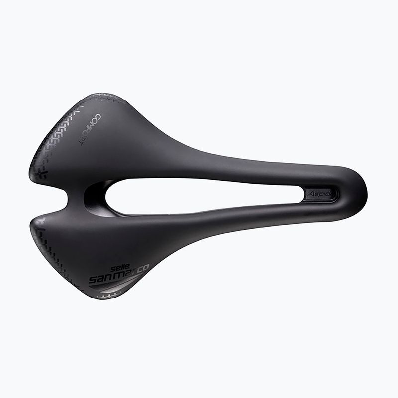 Siodełko rowerowe męskie SAN MARCO Aspide Dynamic Comfort Short Wide Open black 2