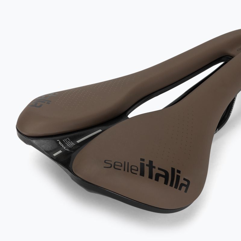 Siodełko rowerowe Selle Italia Novus Boost Evo Gravel TM, Superflow, Manganese Rail, Soft-Trek brown 5