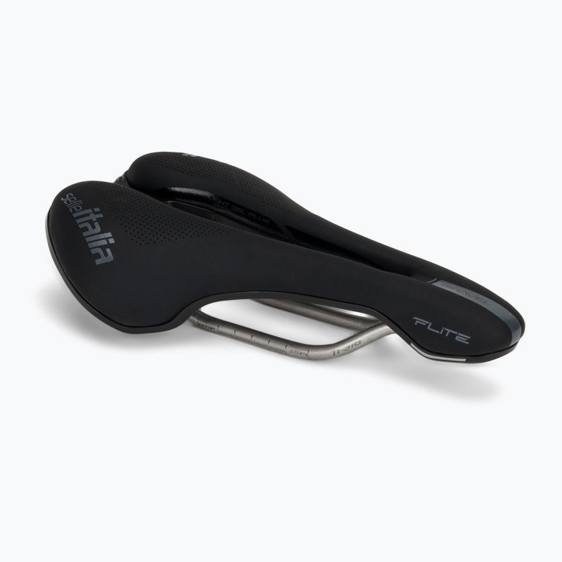 Siodełko rowerowe Selle Italia Flite Boost Gravel Superflow, Fibra-Tek, Light Gel black