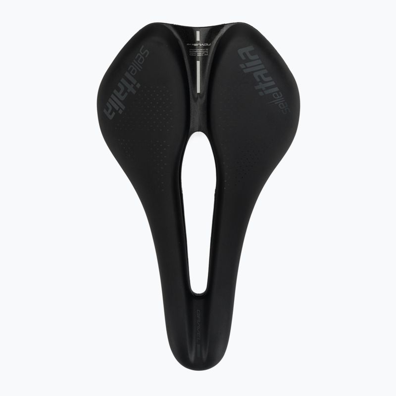 Siodełko rowerowe Selle Italia Novus Boost Evo Gravel TM Superflow, Manganese Rail, Soft-Trek black 3
