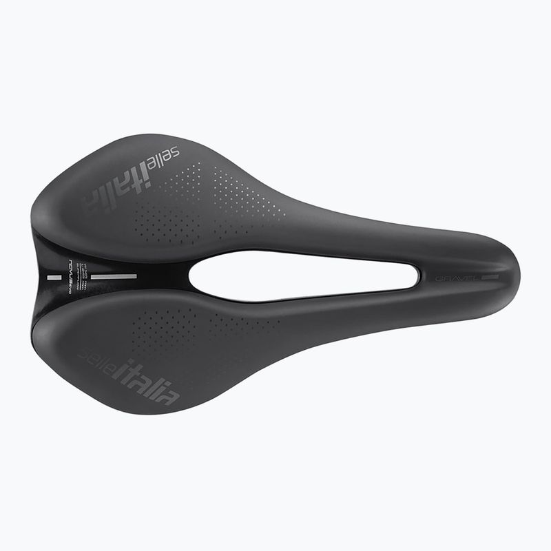 Siodełko rowerowe Selle Italia Novus Boost Evo Gravel TM Superflow, Manganese Rail, Soft-Trek black 2