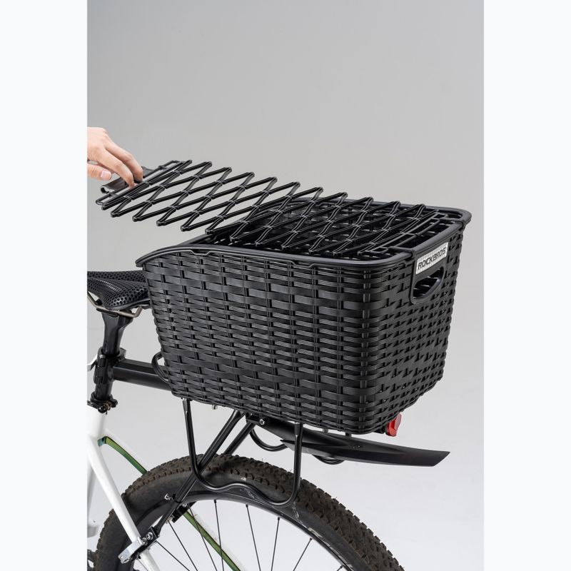 Koszyk rowerowy Kosz Rockbros 330003001 Rear Bicycle Basket black 2