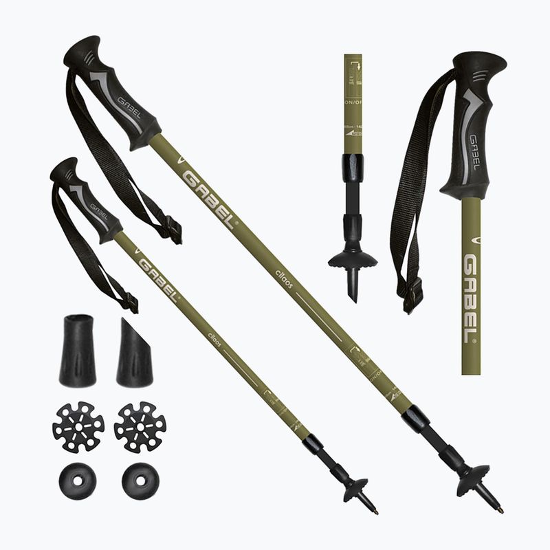 Kije trekkingowe GABEL Cilaos A.S. oliwkowy 8
