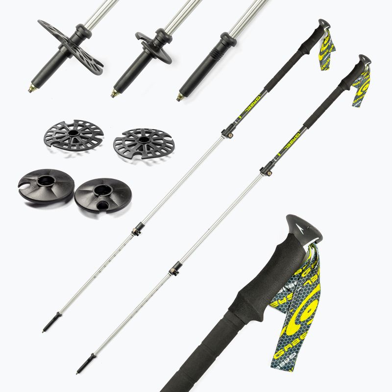Kije trekkingowe GABEL Multigrip Carbon FAST LOCK czarne 7008450310000 7
