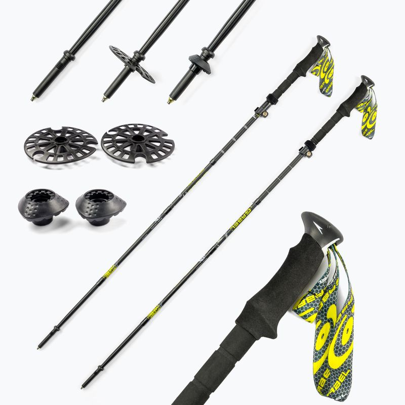 Kije trekkingowe GABEL FR-5 FL LITE XTS czarne 7008391700000 7
