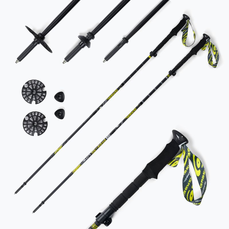 Kije trekkingowe GABEL FR-5 FL LITE XTL czarne 7008391800000 7