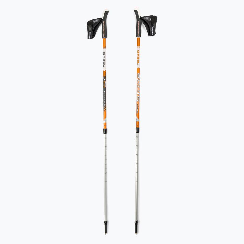 Kije nordic walking GABEL Vario S - 9.6 pomarańczowe 7008350550000