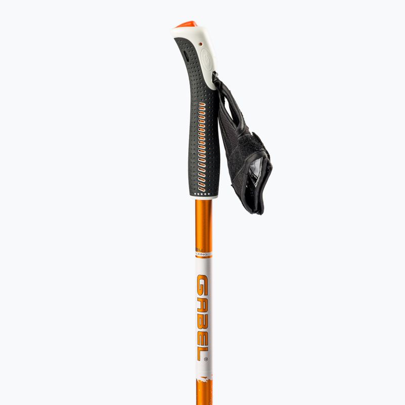Kije nordic walking GABEL Vario S - 9.6 pomarańczowe 7008350550000 2