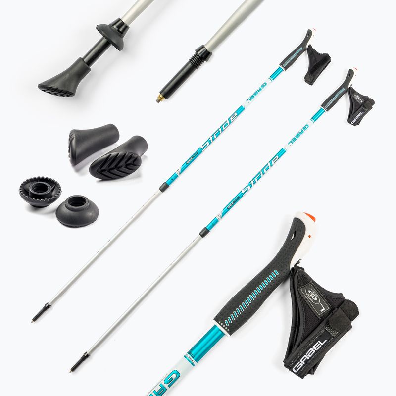 Kije nordic walking GABEL Vario S - 9.6 zielone 7008350610000 7