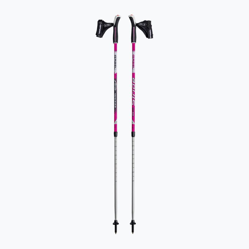 Kije nordic walking GABEL Vario S - 9.6 różowe 7008350620000