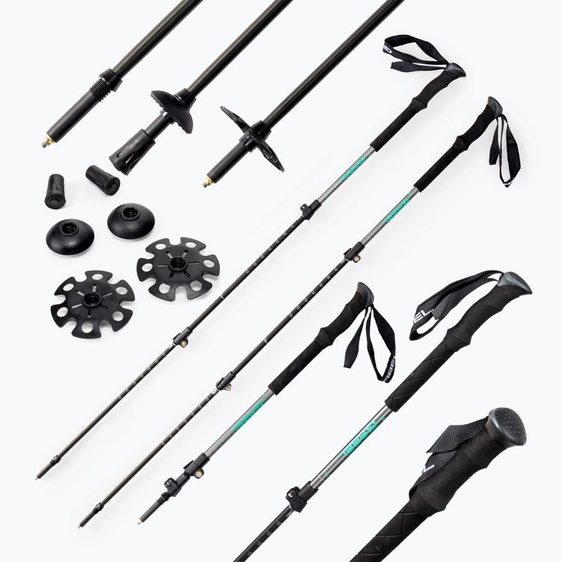 Kije trekkingowe GABEL Vertigo Lite Tour FL czarne 7008413710000 7