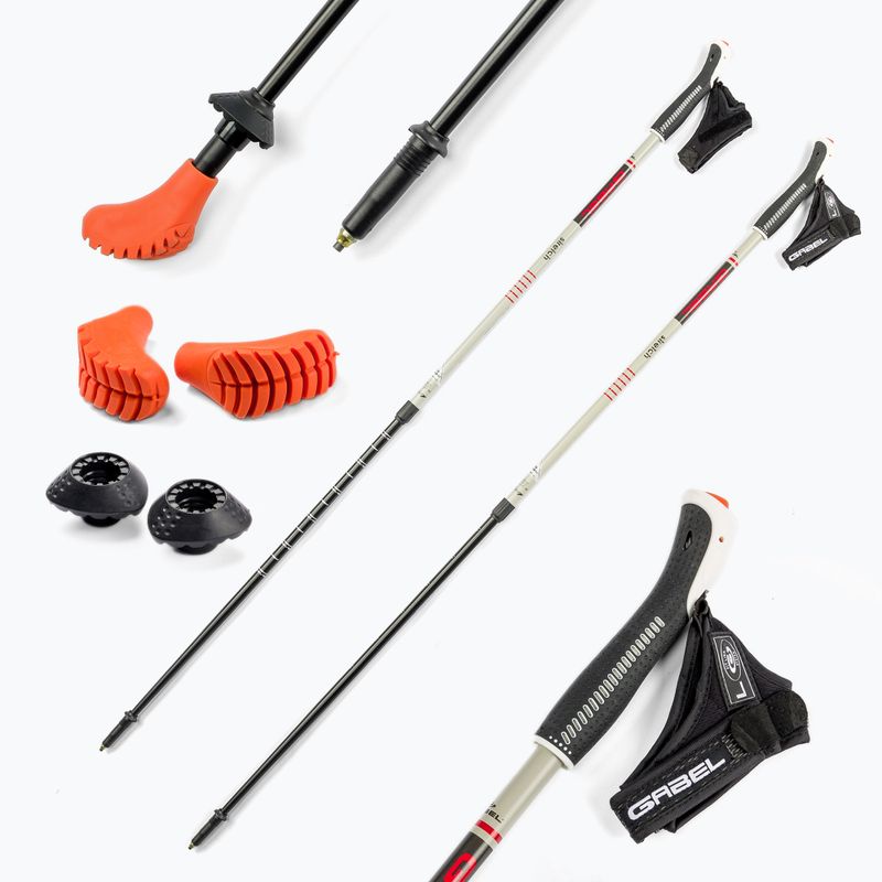 Kije nordic walking GABEL Strech ICE szare 7008352630000 6
