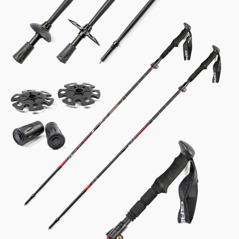 Kije trekkingowe GABEL FR-3 EF czarne 7008391920000 6