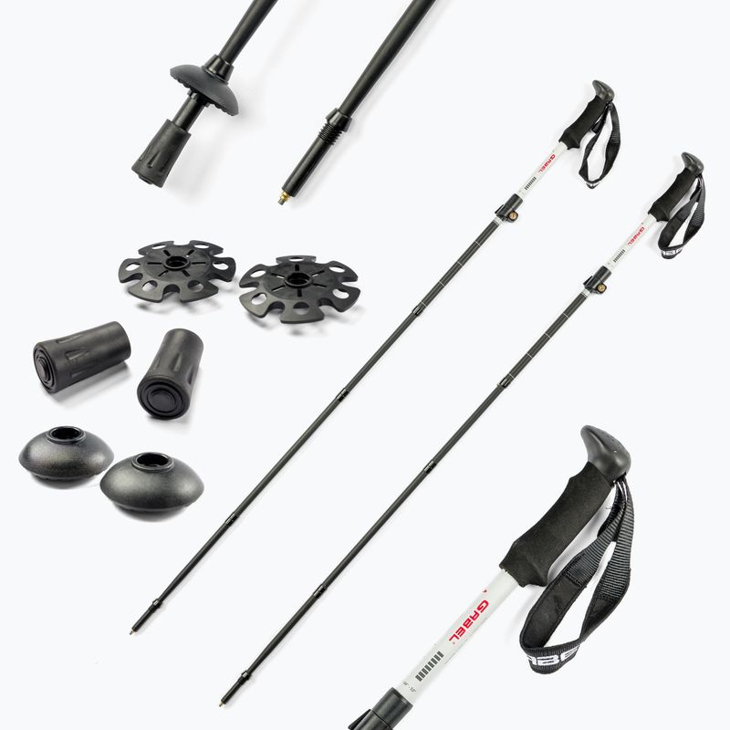 Kije trekkingowe GABEL XTR ALU EF czarne 7008392730000 6