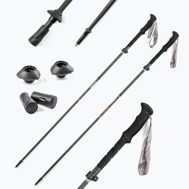 Kije trekkingowe GABEL IBEX XTL czarne 700840010 6