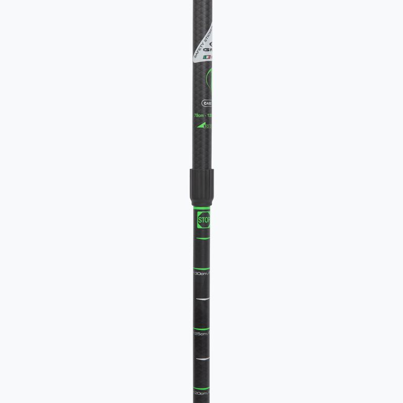 Kije nordic walking GABEL Carbon XT 2S 80 F.L. czarny/limonkowy 4