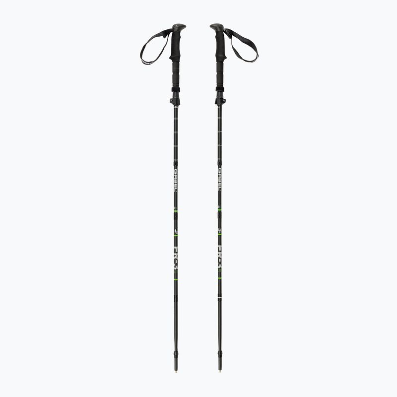 Kije trekkingowe GABEL FR-3 FL Lite XTR czarno-szare 7009391920000