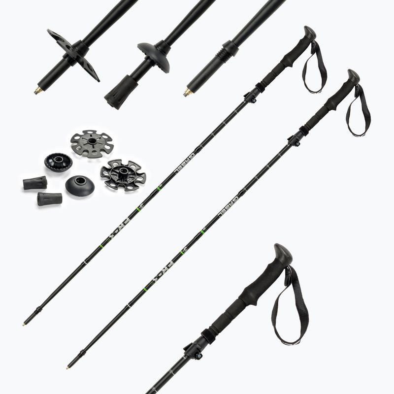 Kije trekkingowe GABEL FR-3 FL Lite XTR czarno-szare 7009391920000 5