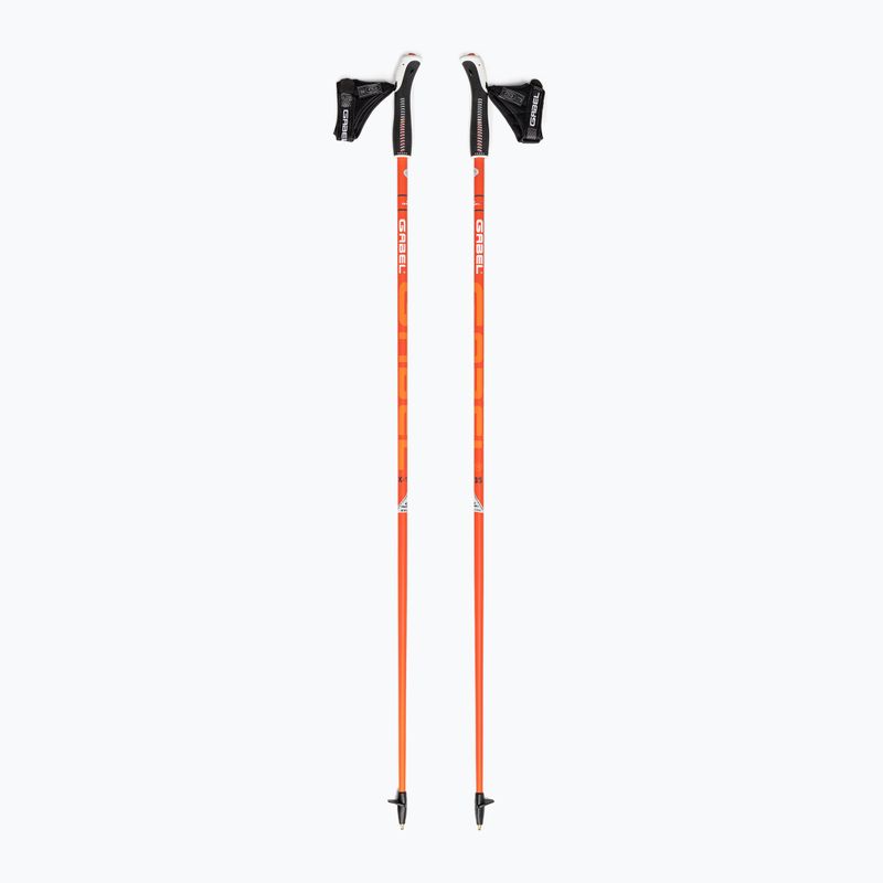 Kije nordic walking GABEL X-1.35 pomarańczowe