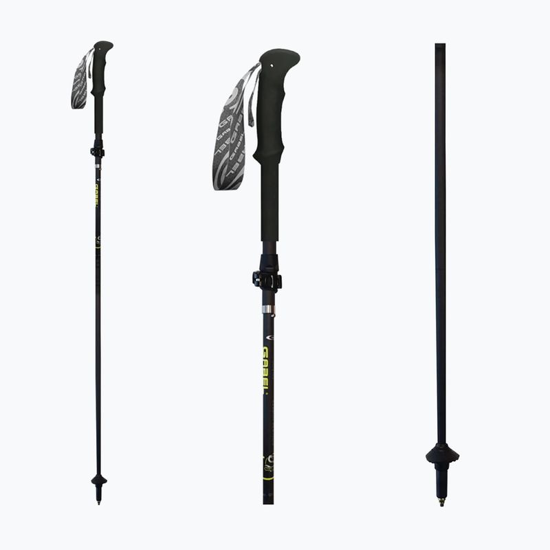 Kije nordic walking GABEL Carbon Feather XTL czarny