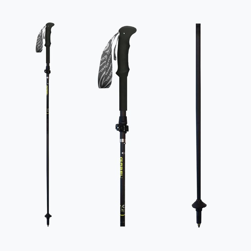 Kije nordic walking GABEL Carbon Feather XTS czarny