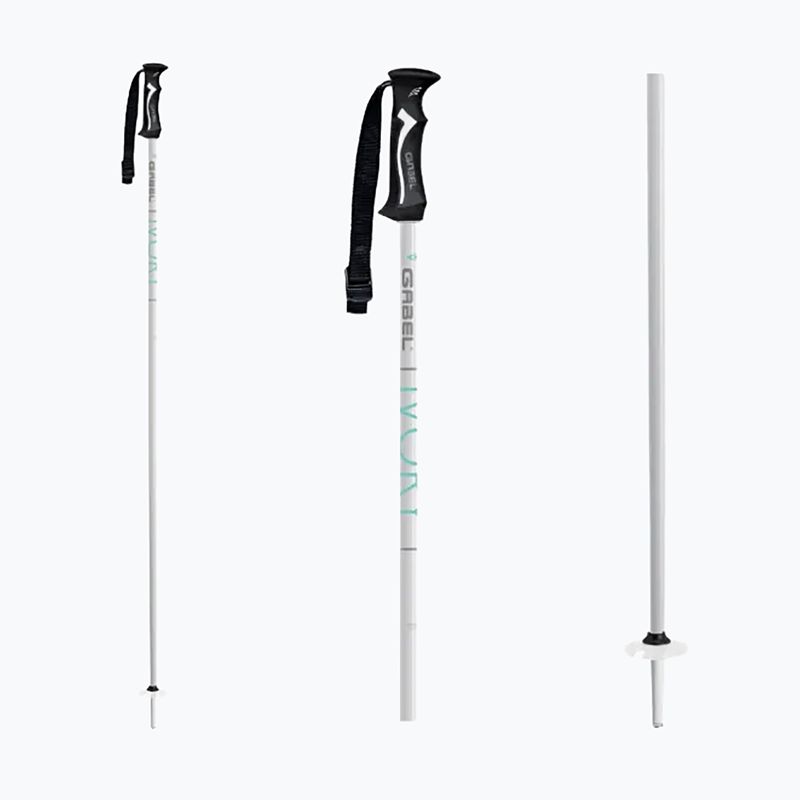 Kije narciarskie GABEL Ivory white/aqua 2