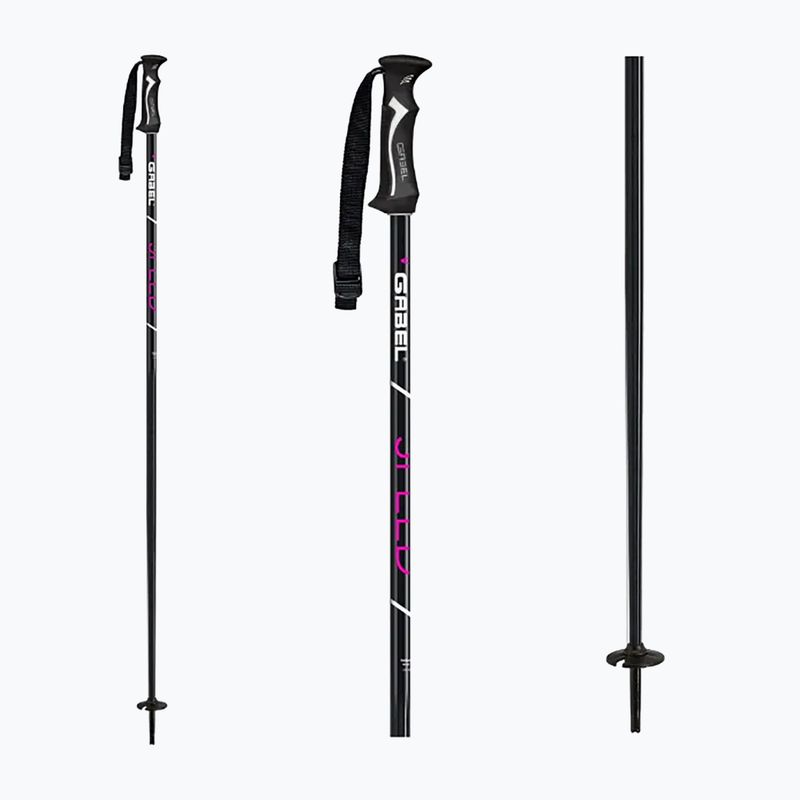 Kije narciarskie GABEL Speed black/pink 6