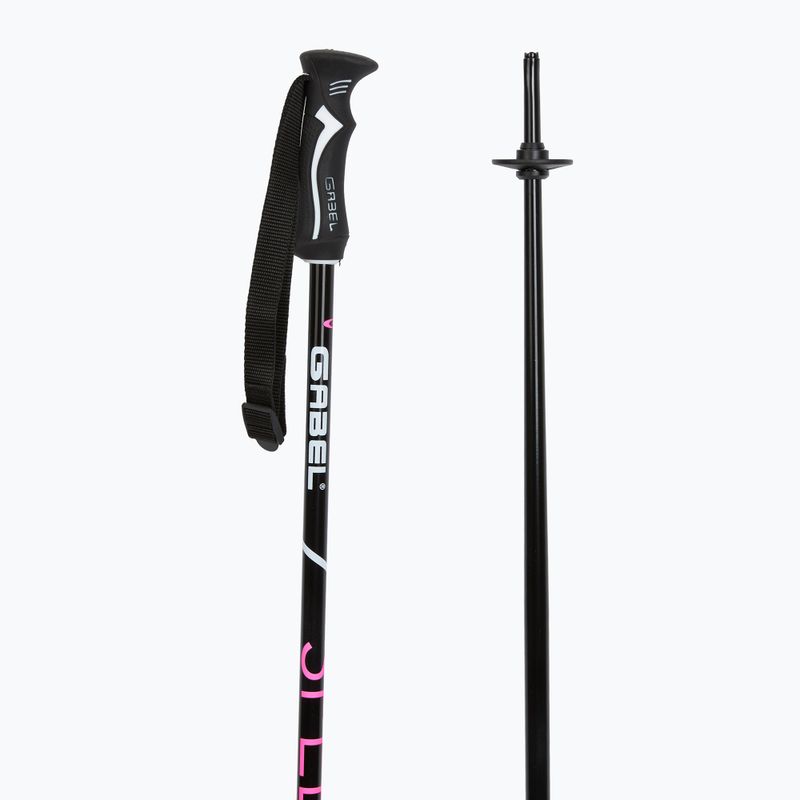 Kije narciarskie GABEL Speed black/pink 3