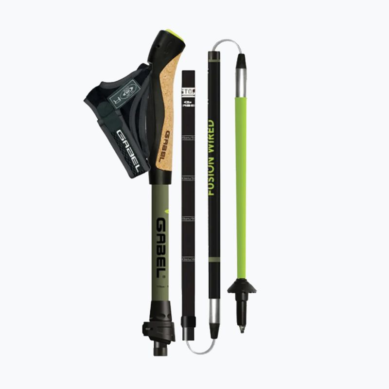 Kije nordic walking GABEL WRD Wired czarny 3
