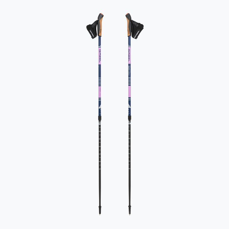 Kije nordic walking GABEL Strech Carbon fioletowy