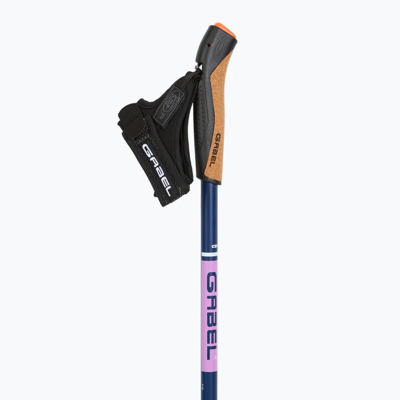 Kije nordic walking GABEL Strech Carbon fioletowy 2