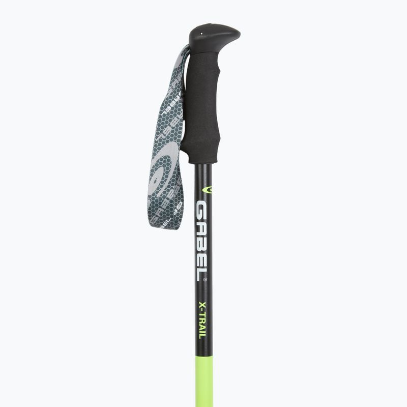 Kije nordic walking GABEL X-Trail limonkowy 2