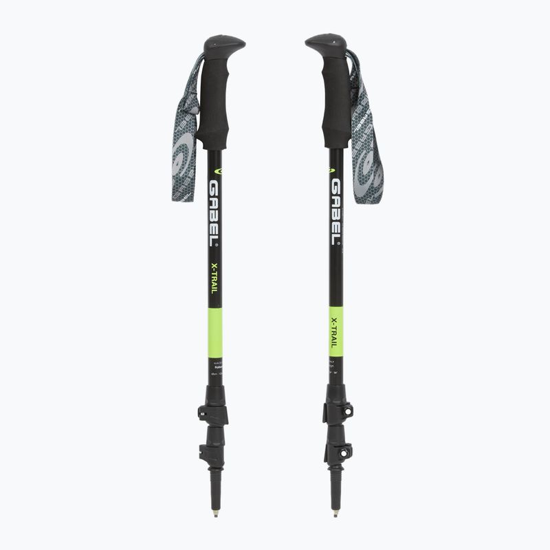 Kije nordic walking GABEL X-Trail limonkowy 5