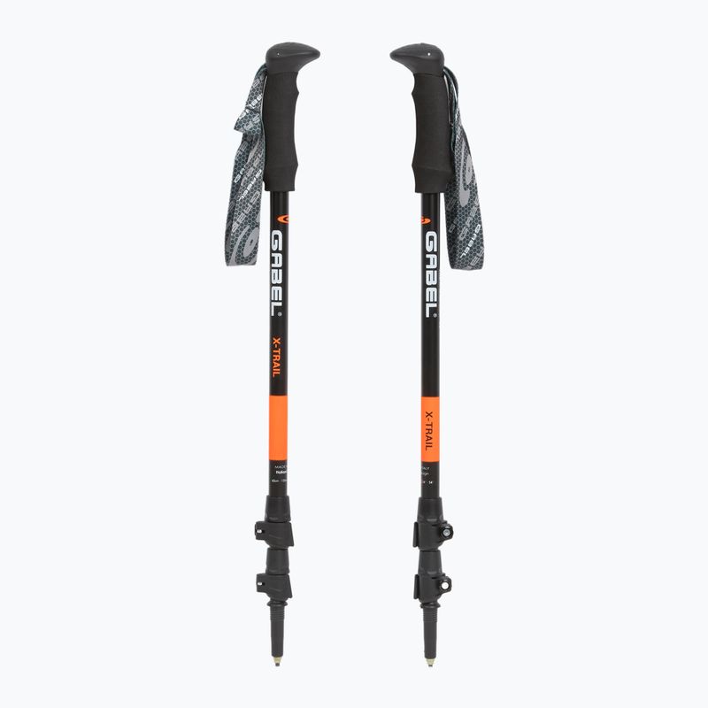 Kije nordic walking GABEL X-Trail pomarańczowy 5