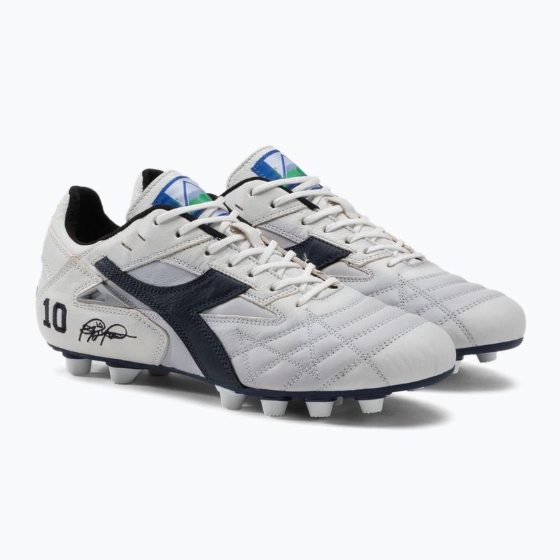 Buty piłkarskie męskie Diadora Match Winner RB Italy OG MDPU biało-niebieskie DD-101.172359-C1494 5