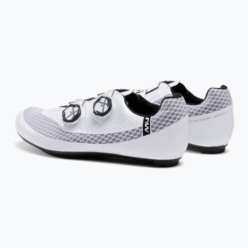 Buty szosowe męskie Northwave Mistral Plus white 3